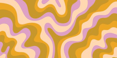 Soyut Trippy Psychedelic doku. Y2k Geometrik Desen. Şahane Arkaplan Resimli Vektör Tasarımı.