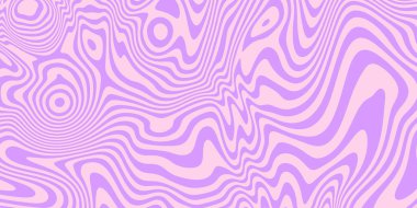 Çizgi Dalga Soyut Geometrik Desen. Optik İlusuyon Çizgileri Arkaplanı.