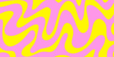 Psychedelic trippy y2k retro arka plan vektör tasarımı. Harika soyut hippi modeli. Serin geometrik dalga dokusu.