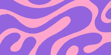 Psychedelic trippy y2k retro arka plan vektör tasarımı. Harika soyut hippi modeli. Serin geometrik dalga dokusu.