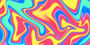 Soyut Sıvı Sıvı Gradyan Arkaplan Vektör Tasarımı. Canlı Mermer Çok Renkli Desen.