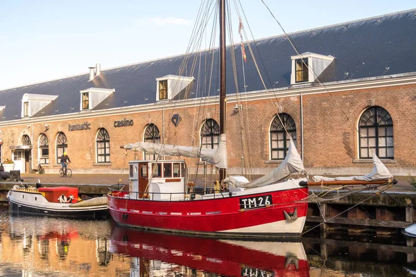 Den Helder Nederländerna Oktober 2022 Historiska Fartyg Willemsoords Museihamn Den — Stockfoto