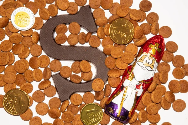 Ден Хелдер Нидерланды Сентябрь 2022 Года Шоколадные Монеты Перец Шоколадный — стоковое фото