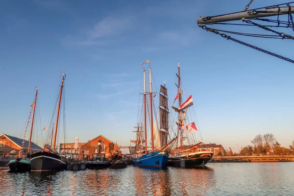 Den Helder Países Bajos Noviembre 2022 Barcos Históricos Puerto Den — Foto de Stock