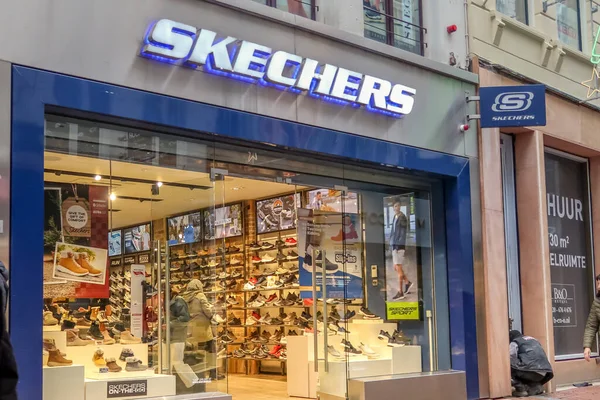 stock image Amsterdam, Nederland. Oktober 2022. The shop of sketchers in Amsterdam. High quality photo
