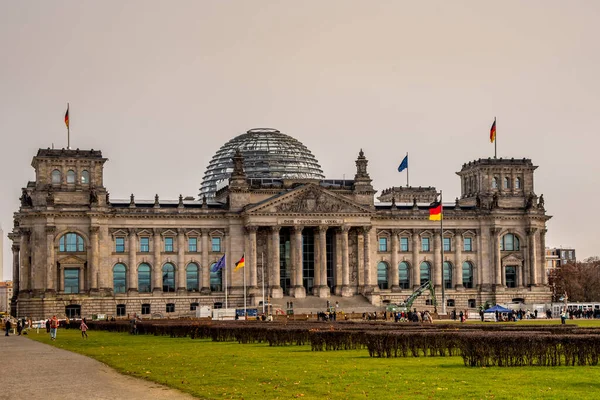 Berlin Germany November 2022 German Parliament Der Bundestag Berlin High — Stock Photo, Image