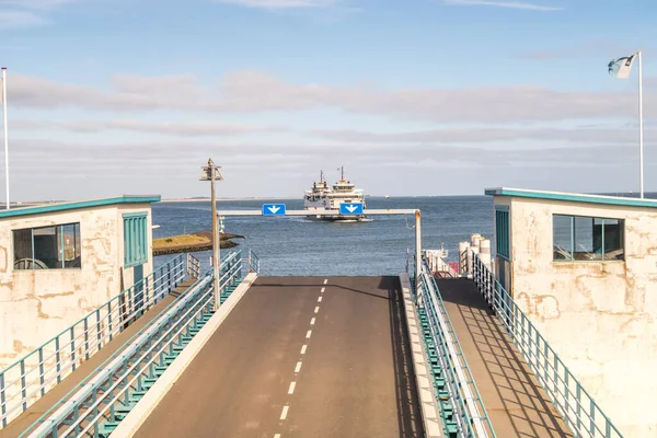 Den Helder Netherlands October 2022 Waiting Ferry Texel High Quality — Stock Photo, Image