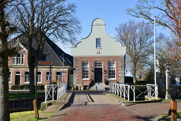 Broek Waterland Paesi Bassi Febbraio 2023 Facciate Legno Vecchie Case — Foto Stock