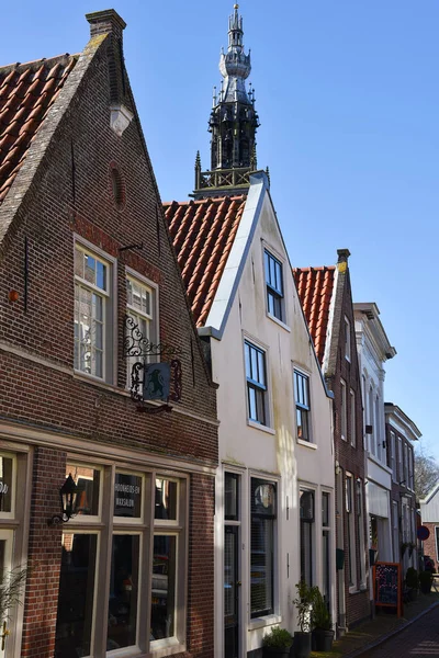 Брук Ватерленді Нідерланди Лютий 2023 Року Історичні Фасади Брука Ватерленді — стокове фото
