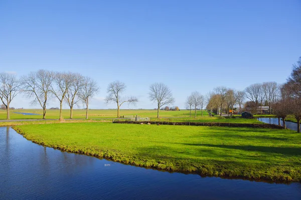 Edam Niederlande Februar 2023 Die Ländliche Landschaft Von Edam Nordholland — Stockfoto