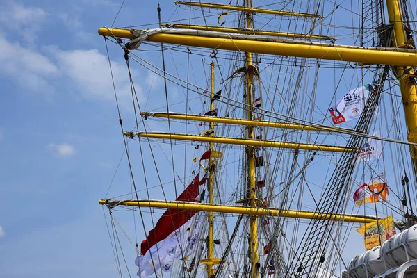 Den Helder Netherlands June 2023 Tall Ship Bima Suci Indonesia — Stock Photo, Image