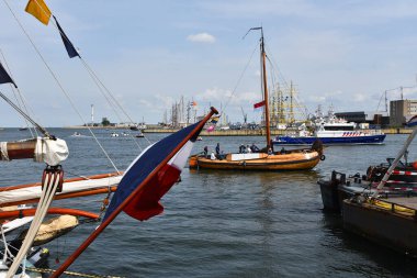 Den Helder, Hollanda. 2 Temmuz 2023. Den Helder limanında 2023 denizcilik olayı. Yüksek kalite fotoğraf