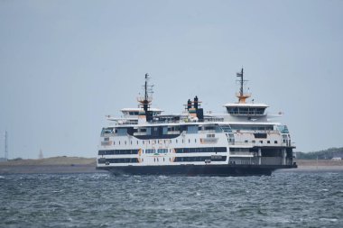 Den Helder, Hollanda. 2 Temmuz 2023. Dokter Wagemaker, Den Helder ve Texel arasındaki TESO feribotu. Yüksek kalite fotoğraf