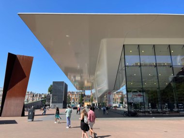 Amsterdam, Hollanda. 22 Haziran 2023. Amsterdam 'daki Stedelijk Müzesi. Yüksek kalite fotoğraf