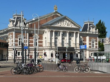 Amsterdam, Hollanda. 23 Haziran 2023. Amsterdam 'ın merkezindeki kraliyet konser salonu. Yüksek kalite fotoğraf
