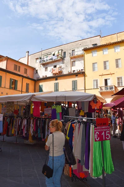 Pisa Talya Eylül 2023 Pisa Tuscany Deki Birçok Resimli Sokaktan — Stok fotoğraf