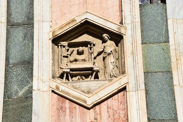 Florencie Itálie Září2023 Detailní Záběry Katedrály Santa Maria Del Fioro — Stock fotografie