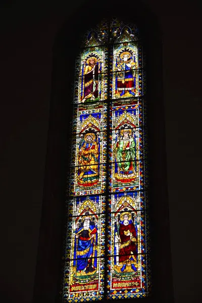 意大利佛罗伦萨 2023年9月17日佛罗伦萨圣玛莉亚 菲奥里大教堂的内部 高质量的照片 — 图库照片