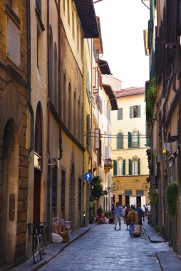 Floransa, İtalya. 17 Eylül 2023. Floransa, Toskana, İtalya 'dan sokak sahneleri. Yüksek kalite fotoğraf