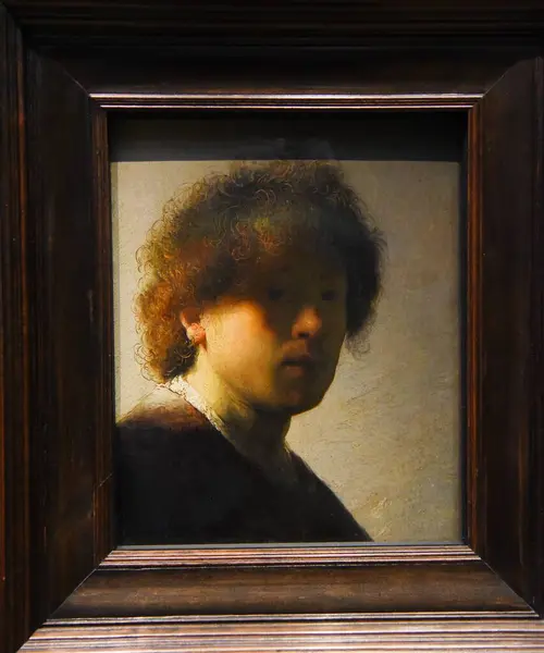Amsterdam Netherlands January 2024 Famous Paintings Rembrandt Van Rijn Rijksmuseum — Stock Photo, Image
