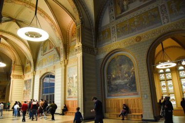 Amsterdam, Hollanda. 20 Ocak 2024. Amsterdam 'daki Rijksmuseum' daki eserlerden biri. Yüksek kalite fotoğraf