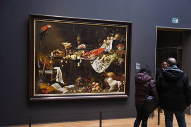 Amsterdam, Hollanda. 20 Ocak 2024. Amsterdam 'daki Rijksmuseum' un pek çok salonundan biri. Yüksek kalite fotoğraf