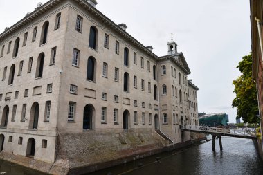 Amsterdam, Hollanda 'da. 19 Ağustos 2024. Amsterdam 'daki Maratime Müzesi. Yüksek kalite fotoğraf