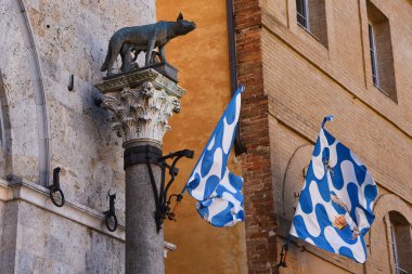 Siena, Italy. September 16, 2024. Remus and Romulus, the symbol of the old Roman empire. High quality photo clipart