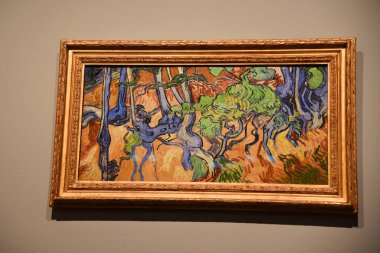 Amsterdam, Hollanda. 2 Aralık 2022. Van Gogh 'un resimlerini çek. Yüksek kalite fotoğraf