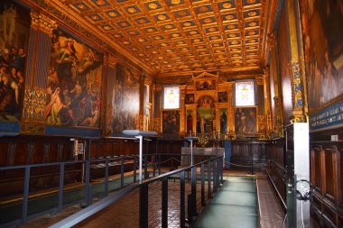 Sienas, Italy, September 14, 2024. The interior of the Saint Catherina monastery in Siena. High quality photo clipart