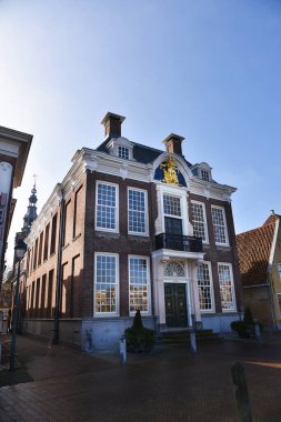 Harlingen, Hollanda. 2 Mart 2025. Friesland 'daki Harlingen şehri. Yüksek kalite fotoğraf