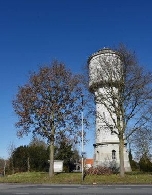 Meppel, Hollanda. 19 Mart 2025. Meppel 'in su kulesi. Yüksek kalite fotoğraf