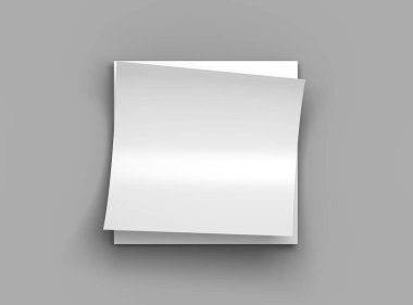 8.26x8.26inc Kare broşürü tasarımınızı sunmak için hazırlandı.