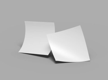 8.26x8.26inc Kare broşürü tasarımınızı sunmak için hazırlandı.