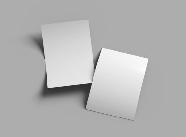 Boş 16.5x11.7 veya A4 Inc broşürü tasarımı sunar.