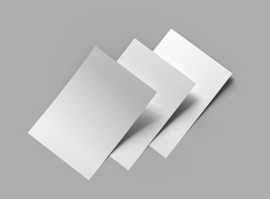 Boş 16.5x11.7 veya A4 Inc broşürü tasarımı sunar.