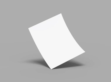 Boş 8.5 x 11 Inc broşürü tasarımınızı tanıtmak için hazırlandı.