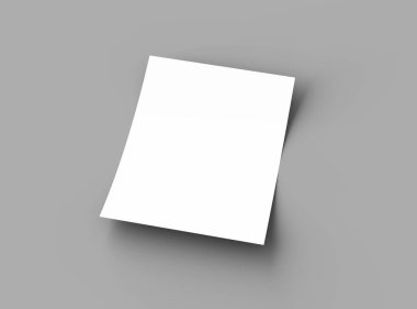 Boş 8.5 x 11 Inc broşürü tasarımınızı tanıtmak için hazırlandı.