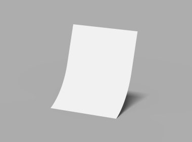 Boş 8.5 x 11 Inc broşürü tasarımınızı tanıtmak için hazırlandı.