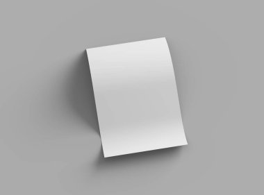 Boş 8.5 x 11 Inc broşürü tasarımınızı tanıtmak için hazırlandı.