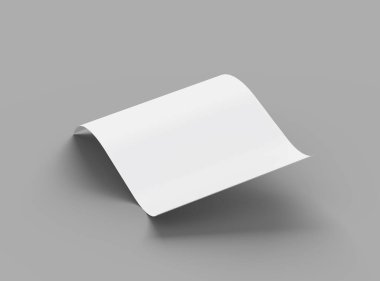 Boş 8.5 x 11 Inc broşürü tasarımınızı tanıtmak için hazırlandı.