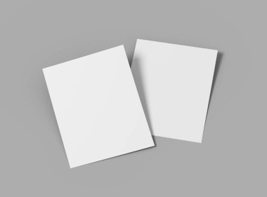 Boş 8.5 x 11 Inc broşürü tasarımınızı tanıtmak için hazırlandı.