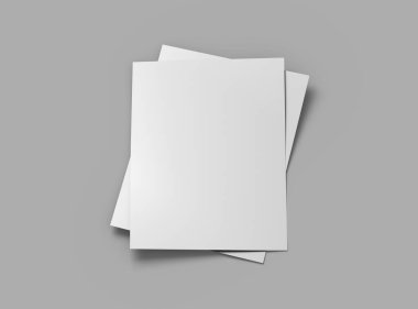 Boş 8.5 x 11 Inc broşürü tasarımınızı tanıtmak için hazırlandı.
