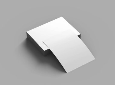 Boş 8.5 x 11 Inc broşürü tasarımınızı tanıtmak için hazırlandı.