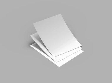 Boş 8.5 x 11 Inc broşürü tasarımınızı tanıtmak için hazırlandı.