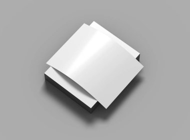 Boş 8.5 x 11 Inc broşürü tasarımınızı tanıtmak için hazırlandı.