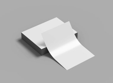 Boş 8.5 x 11 Inc broşürü tasarımınızı tanıtmak için hazırlandı.