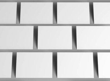 Boş 8.5 x 11 Inc broşürü tasarımınızı tanıtmak için hazırlandı.