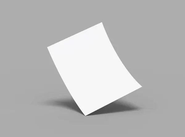 Boş 8.5 x 11 Inc broşürü tasarımınızı tanıtmak için hazırlandı.