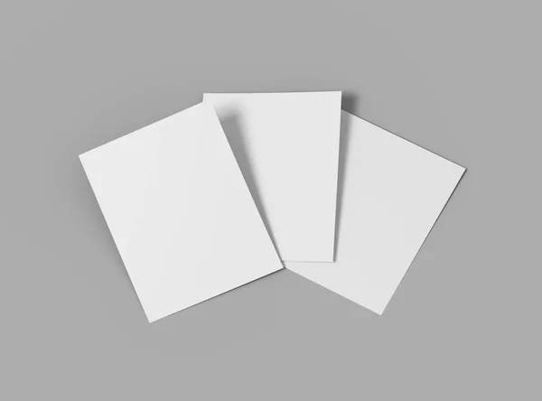 Boş 8.5 x 11 Inc broşürü tasarımınızı tanıtmak için hazırlandı.
